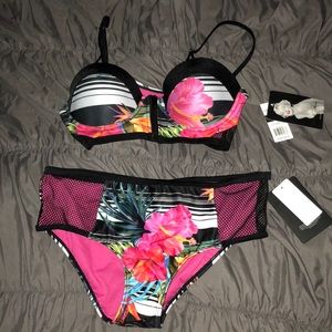 Size medium two piece swim suit